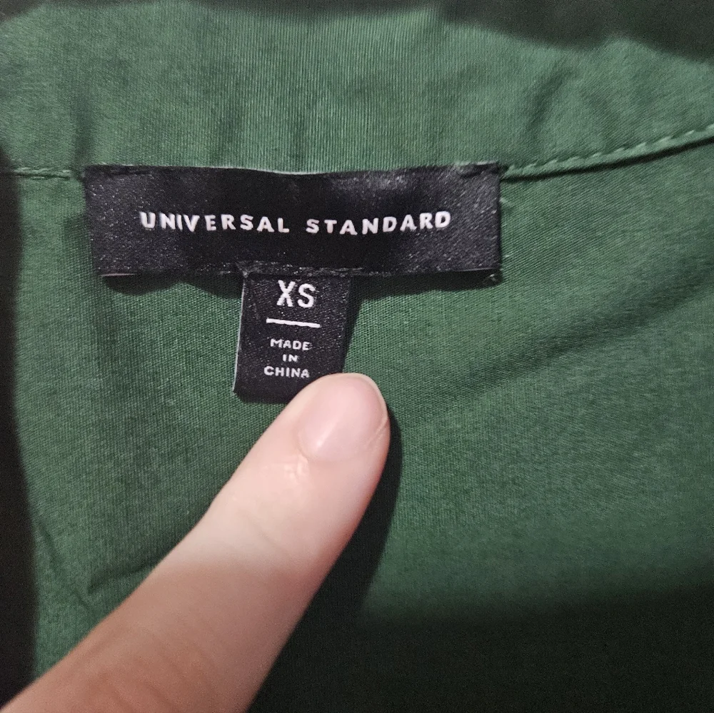 Universal Standard Green Dress XS 10/12 - Picture 2 of 5
